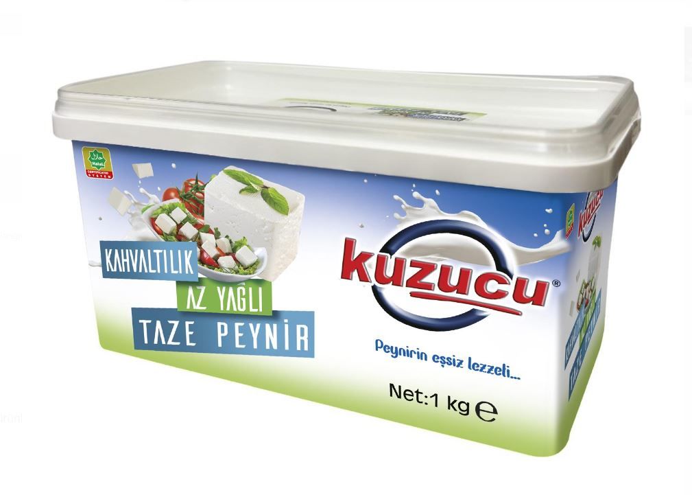 1 Kg Taze Az Yağlı Beyaz Peynir Plastik