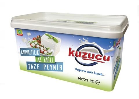 1 Kg Taze Az Yağlı Beyaz Peynir Plastik